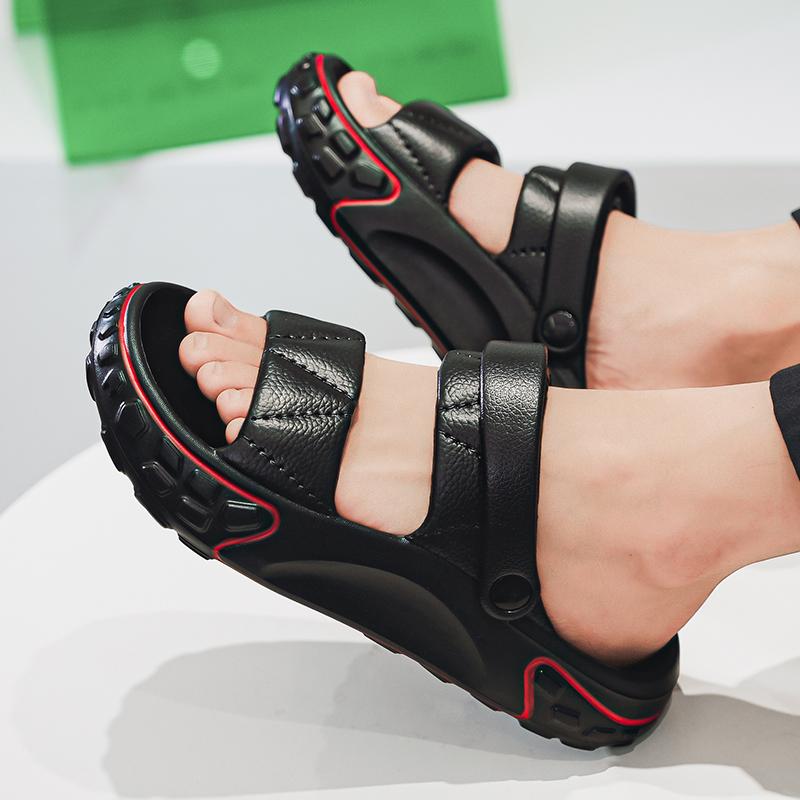 Мужские и женские сандалии, новые большие тапочки на платформе EVA, мужская пляжная обувь, легкие модные повседневные панк-сандалии, мужская обувь, шлепанцы