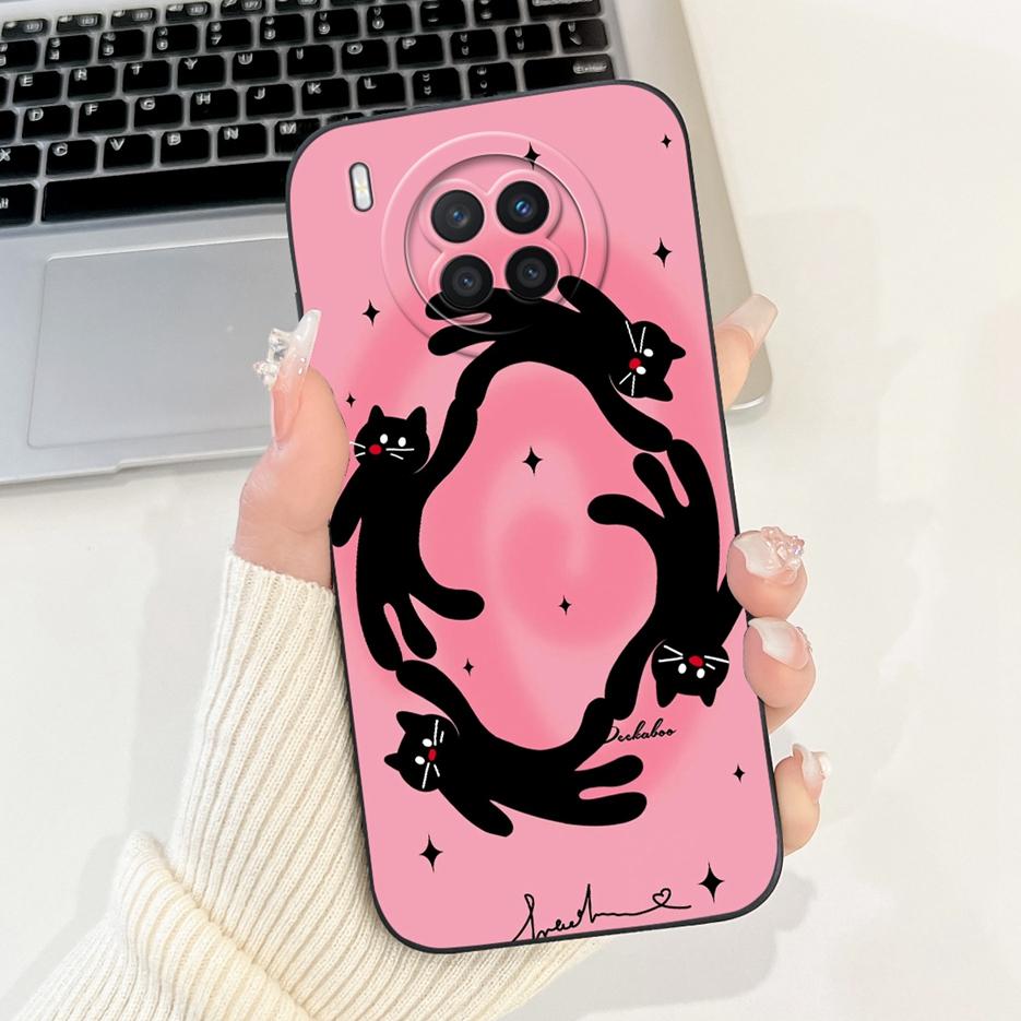 Чехол для Huawei Nova 8i Honor 50 Lite NTN-L22 Роскошный Чехол с Конфетным Рисунком Мягкий ТПУ Чехол для Телефона Для Honor 50 Lite Nova8i Задняя Крышка