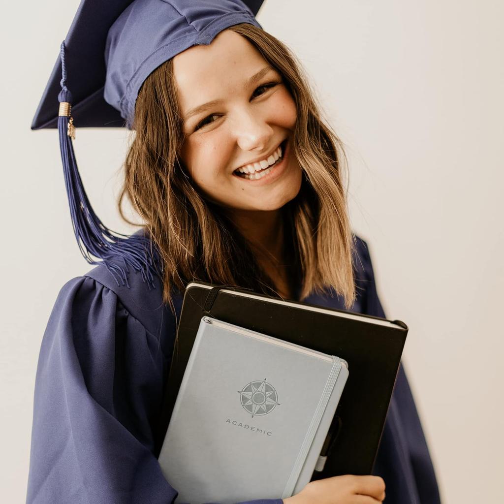 Smart Academic Planner - A5 Size 8.6 x 5.7 inches - Undated Daily Planner for School - Daily, Weekly, and Monthly Scheduling - Student Planner for