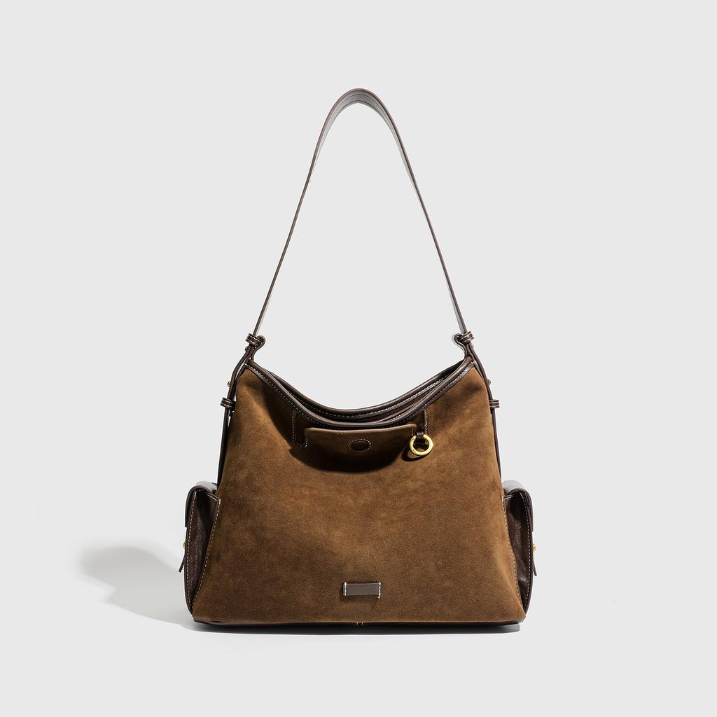 2025 New Fashion Commuting Shoulder Bag, Niche High-End Large Capacity Handheld Crossbody Tote Bag for Women