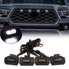 4x 12V Светодиодный комплект подсветки решетки с дымчатыми линзами для автомобиля Белый свет для Toyota Tacoma 2020-21