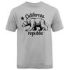 Футболка унисекс с графическим принтом «Республика Золотого штата Калифорния» Медведь Кали
