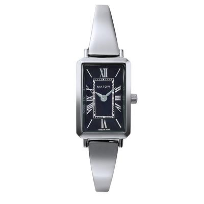 Авторизованный дистрибьютор [MATOW] Часы Matou женские Tsuki Gekka Square Silver Black mw003005