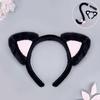 Lolita KC cat ear headband handmade cute cat lady Lolita headgear plush cat ear cat tail set