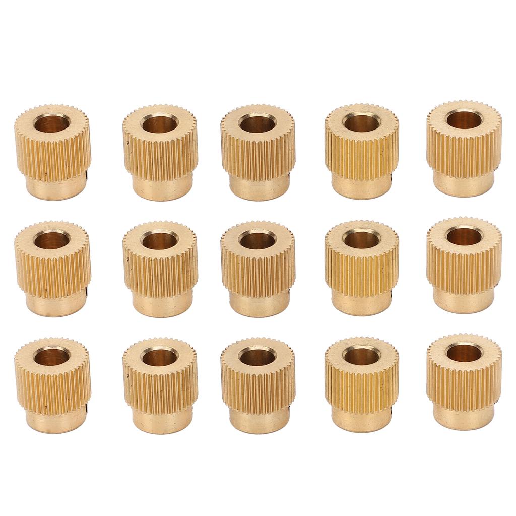 20 шт. 40 зубьев приводная шестерня латунь желтая аксессуары для замены 3D-принтера 11 мм x 11 мм