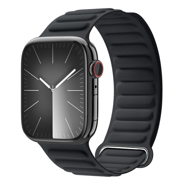 Магнитный петлевой ремешок для Apple Watch 44мм 40мм 49мм 45мм 41мм 38мм Тонкий тканый браслет iWatch Серии 9 8 6 7 SE Ultra 2 3 11 Ремешок