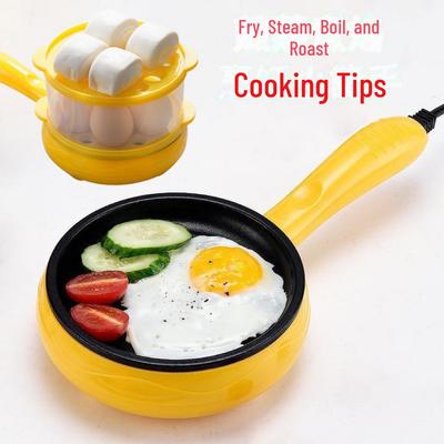 Компактная электрическая яйцеварка и омлетница с антипригарным покрытием - подключаемая к сети яйцеварка и пельмени на завтрак