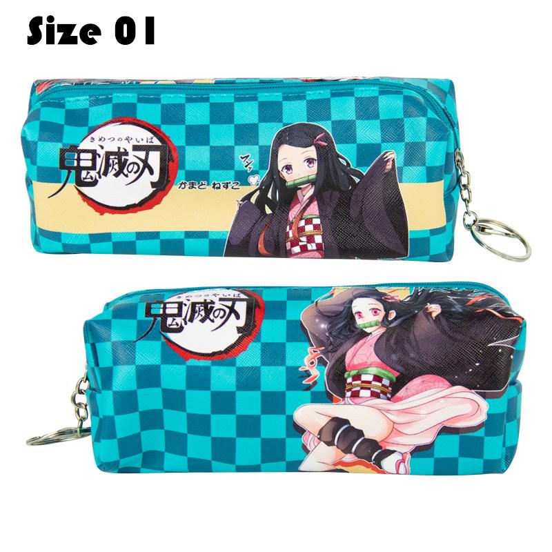 Аниме Demon Slayer Косплей Студенческая ручка сумка пенал косметичка сумка для хранения
