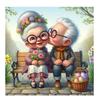 Старые друзья 5D DIY алмазная живопись вышивка крестиком новинка 2024 Счастливая пожилая пара вышивка крестиком мозаика Алмазная вышивка распродажа