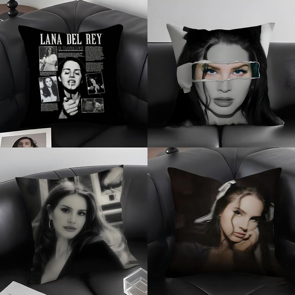 LLana DelL Ray Singer Cushion Cover Pillowcase Ultra Soft Skin Friendly Fabric Cloud Like Comfort Concealed Zipper