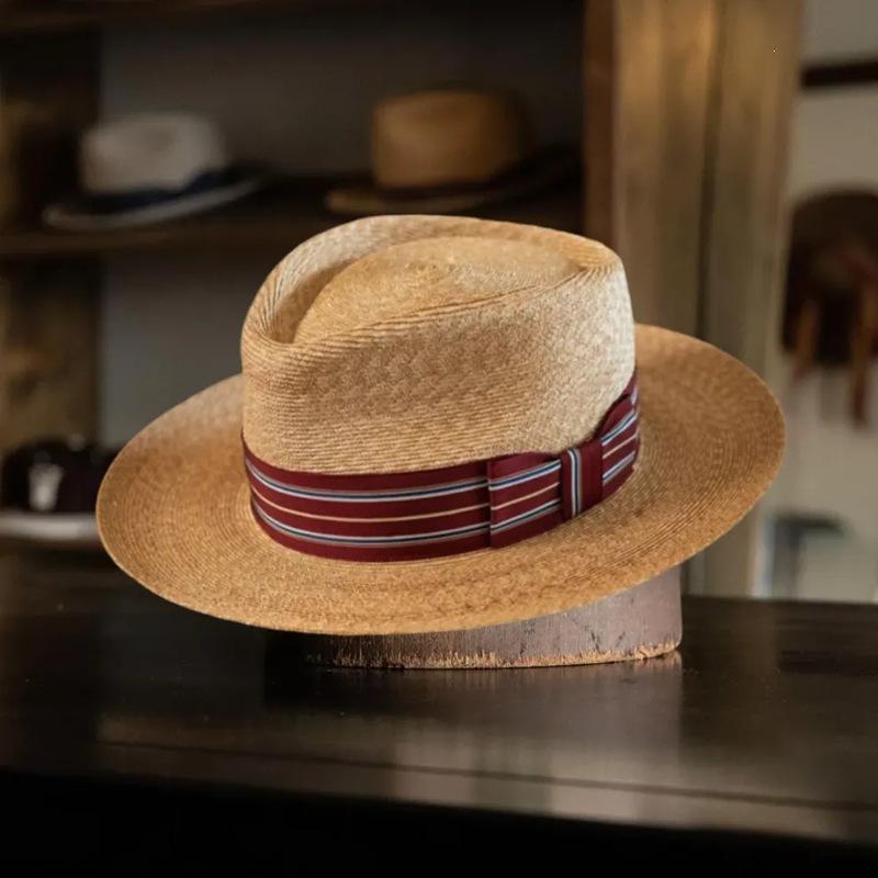 Shade Straw Hat Fashion Outdoor Ribbon Decorative Straw Hat Foldable