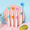 New in Tongue Scraping Toothbrush Tongue Coating Cleaner Removable Tongue Plate Single Tongue Scraping Device Tongue Cleaner