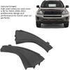 Front Wiper Side Cowl Extension Cover, Black Professional Exquisite Appearance 53866 42012 2PCS for 2006 To 2012