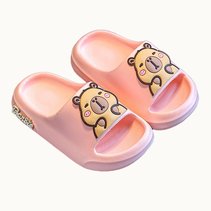 Детские тапочки Kapibara для дома, новые, для ванной, нескользящая мягкая подошва, средние и большие, детские, детские, классные тапочки, детская обувь