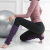 1 пара Утолщенных Теплых Гетр Однотонных Без Пятки Вязаных Носков для Йоги