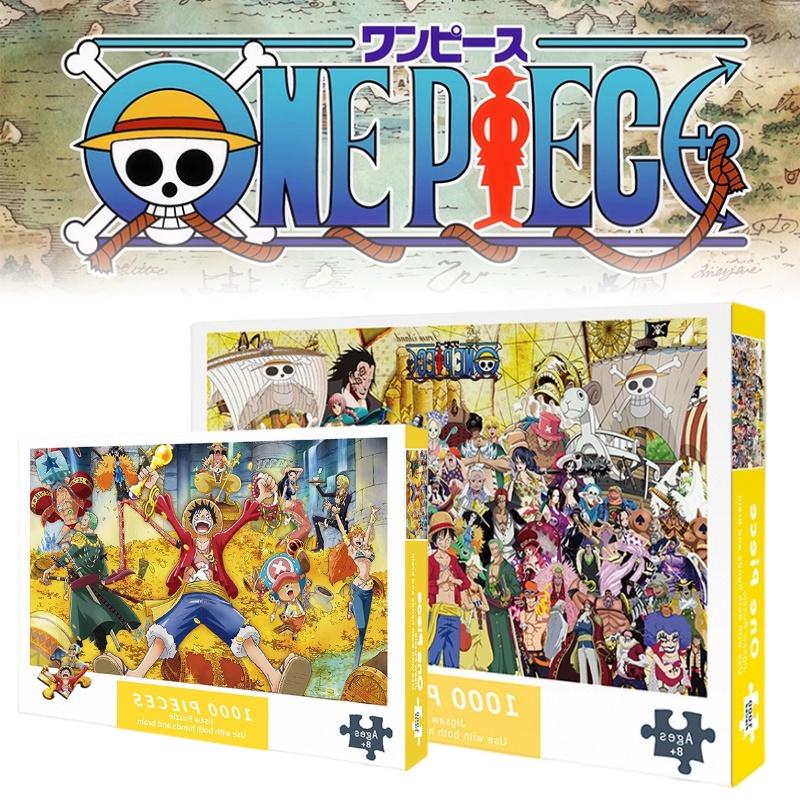 Бумажный пазл из 1000 деталей Коллекция Морской Пират Король, Миниатюрный Мультяшный Плоский Пазл