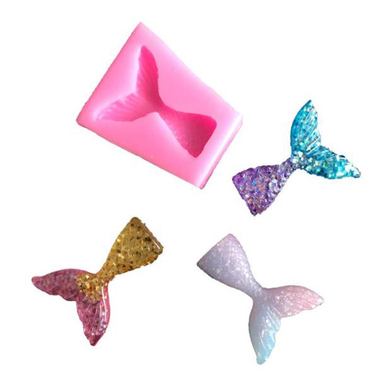 Mermaid Tail Silicone Mold Fondant Mold Cake Decorating Tool Chocolate Mould