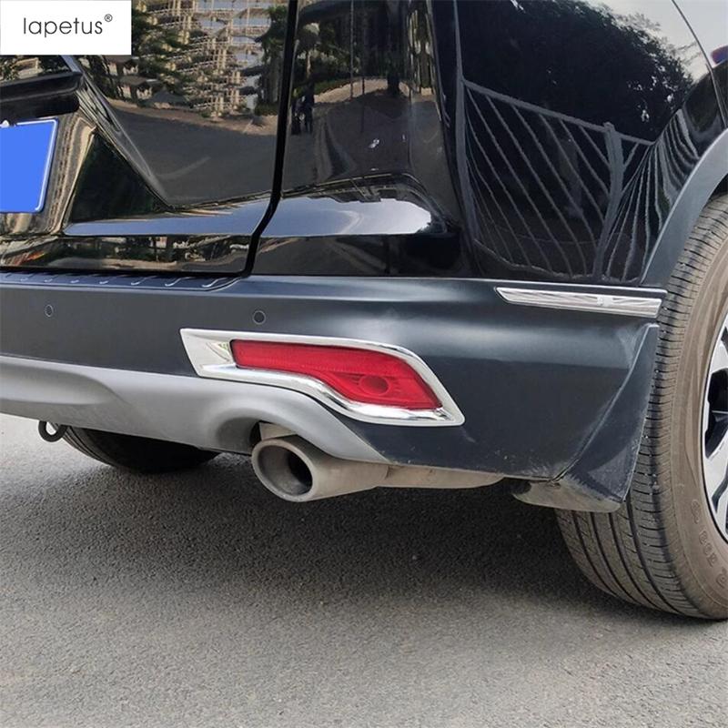 Декоративная накладка на рамку противотуманной фары заднего бампера для Honda CRV CR-V 2017 - Хромированные ABS Аксессуары Внешний Тюнинг Ki