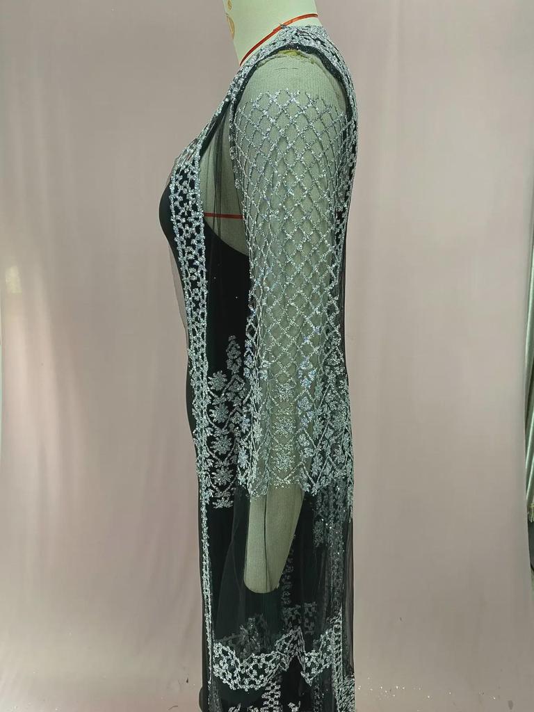 2025 Европейское и Американское Сексуальное Платье-Шаль Из Двух Частей Вечернее Платье Для Женщин