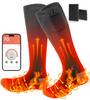 AGGOZ Электрическое отопление, 2 предмета, температура контролируется с помощью нагрева, быстрый плавный нагрев, высокая температура, носки унисекс для холодной ноги, 6000 мАч,