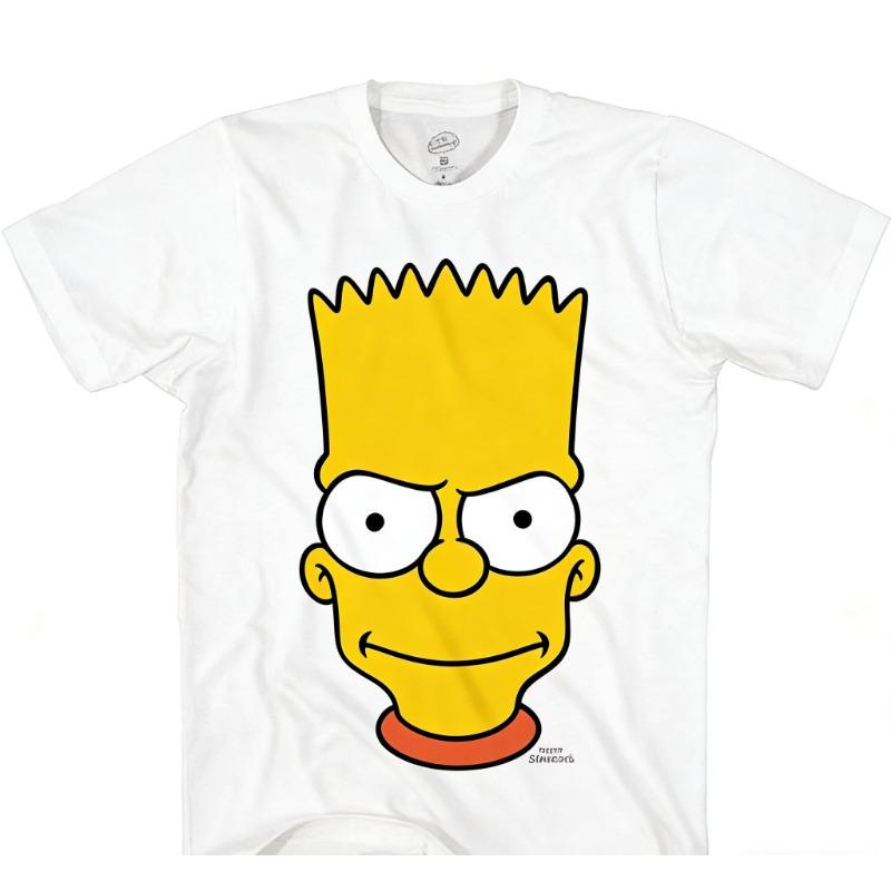 Мультяшная футболка Simpsons в стиле хип-хоп, унисекс, для взрослых и детей, родитель-ребенок