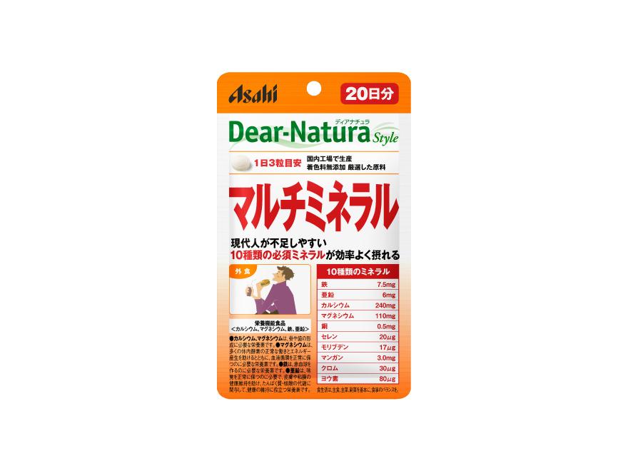 Asahi Supplement Dear Natura Multi Mineral 20 days eco-pack tablets