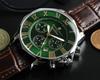 Salvatore Marra Зеленый хронограф 10 АТМ водозащита для делового и официального ношения Мужские наручные часы, Устойчивые,