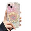 Suitable for Xiaomi 12s Mobile Phone Case 13pro Transparent Anti-fall Redmi K60 Smiley Flower Stand Note9 Silicone 5g