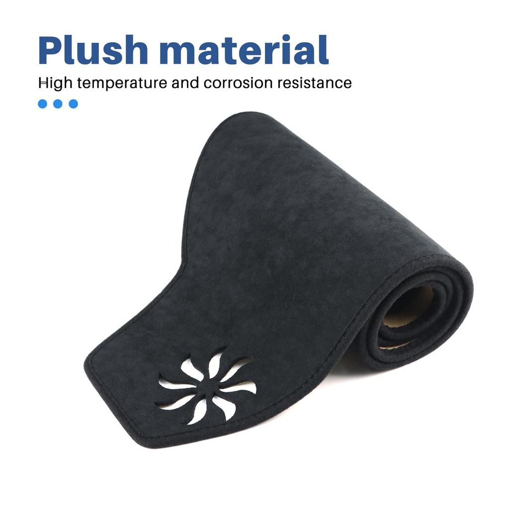 KUNGKIC Dashboard Sun for Lexus RC and RC200t F Sport Version L Cover, Protection, Non-Reflective, Black, 2015-2023 RC300, RC350, RC300h, (Right-Hand