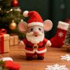 8cm Handmade Felt Mouse Ornaments For Christmas, Festival Atmosphere Decoration Props, Cute, Fun, And Festive Gifts