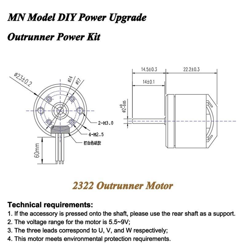 2322 2600KV 2830 2400KV Brushless Motor AM32 45A ESC SM3.0/T Plug for 1/12 RC Car Crawler MN82 MN168 MN78 MN86 MN128 Power Kit