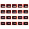 20pcs Radial Tire Patches 50x70mm Rubber Tire Repair Patches for Car Motorcycle Vehicle Repair Universal