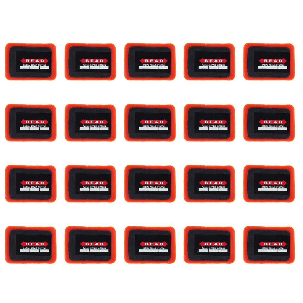 20pcs Radial Tire Patches 50x70mm Rubber Tire Repair Patches for Car Motorcycle Vehicle Repair Universal