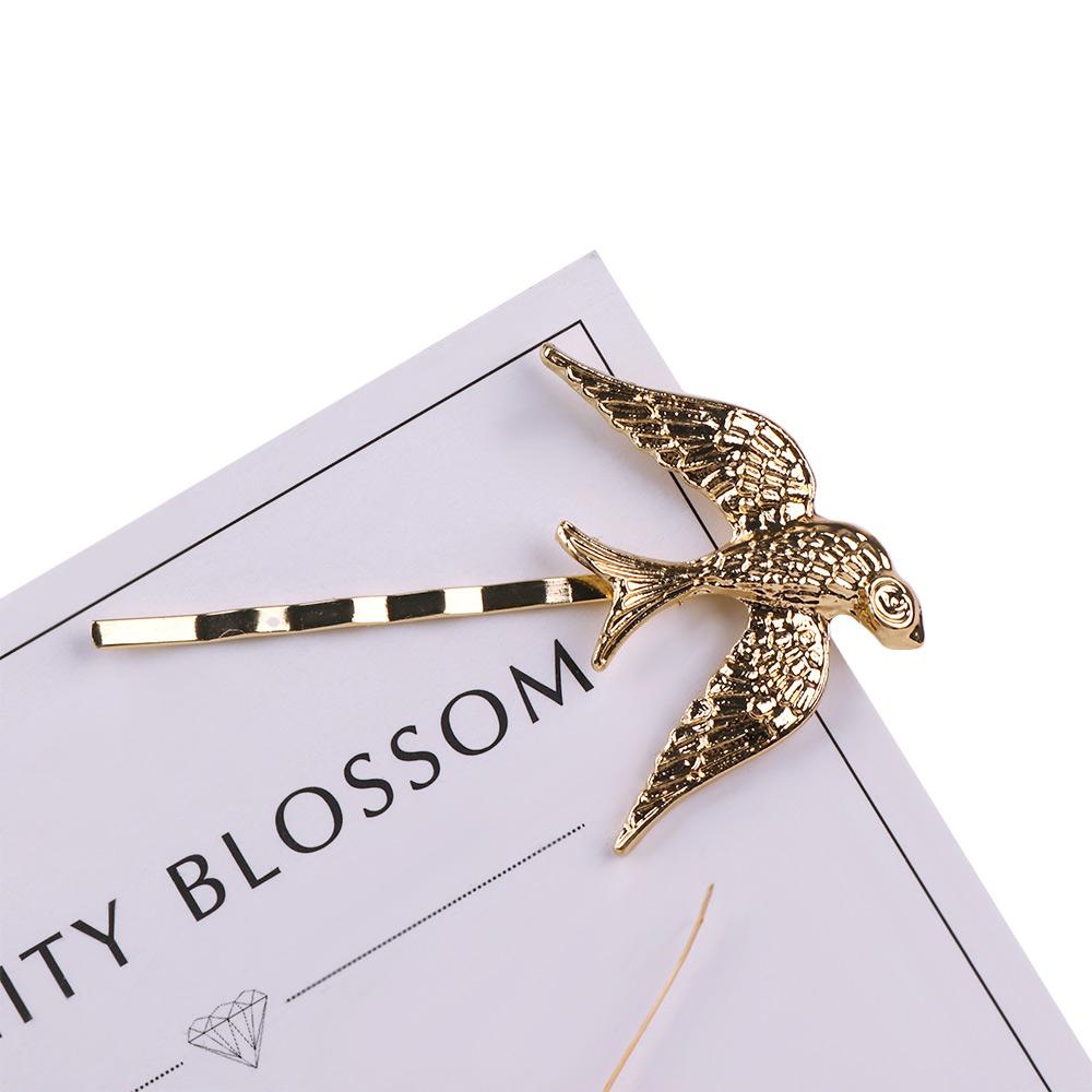 Bird Animal Shape Gifts Hair Accessories Headdress Hairpin Word Folder