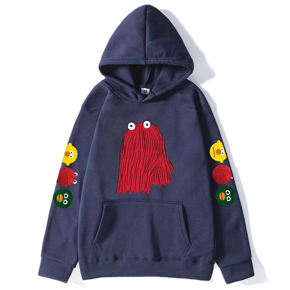 RED GUY толстовки с капюшоном мультфильм Dont Hug Me Im Scared толстовка для женщин зимняя уличная одежда Sudadera