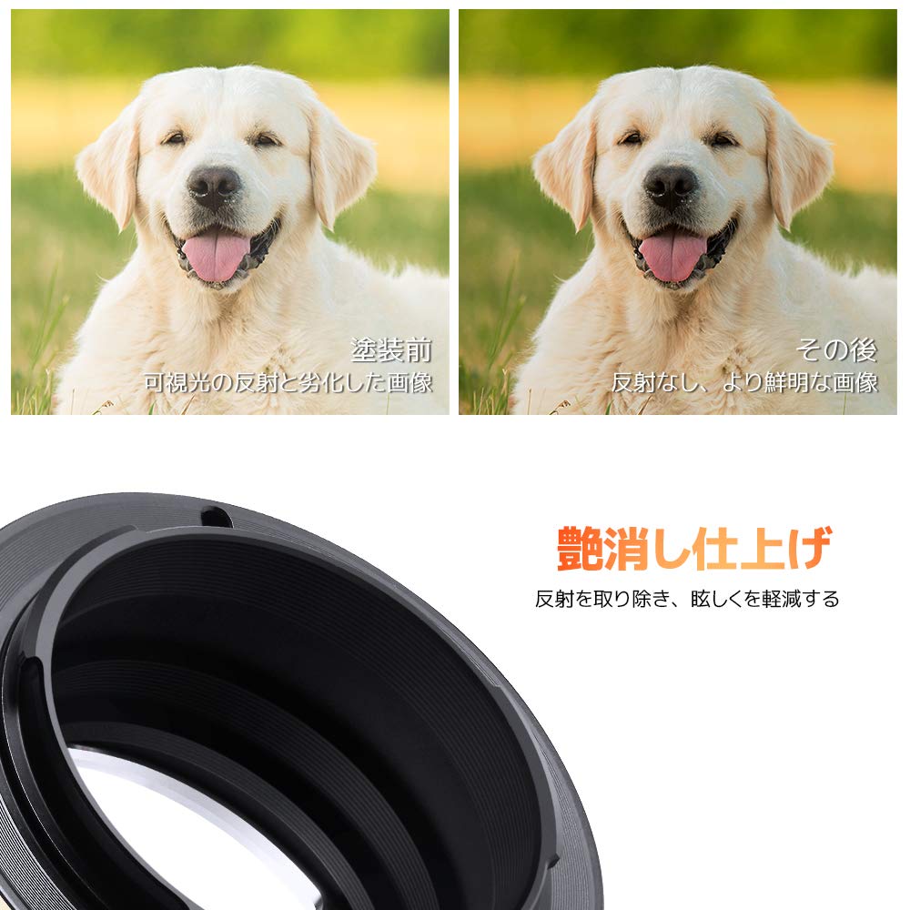 Адаптер для крепления Concept E Байонет Совместим с объективом Nikon F Байонет G типа AI Крепление для камеры NEX E с кольцом диафрагмы Предотвращение внутреннего отражения