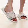 Four Season Indoor Slippers Floral Print Simple Durable Sole Women Slippers
