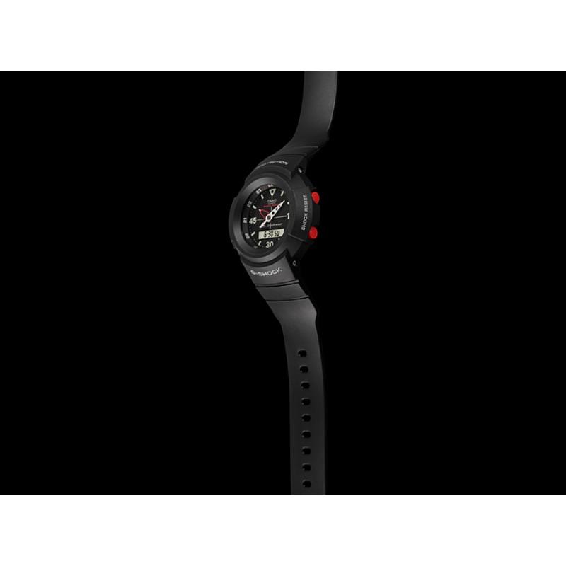 Casio Мужские часы G-SHOCK Аналоговые ударопрочные кварцевые часы из смолы 200 м водонепроницаемые AW-500E-1E