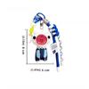 PU Cartoon Keychain Button Eye Dolls Pendant Creative Bag Accessories  Bag/key Decor