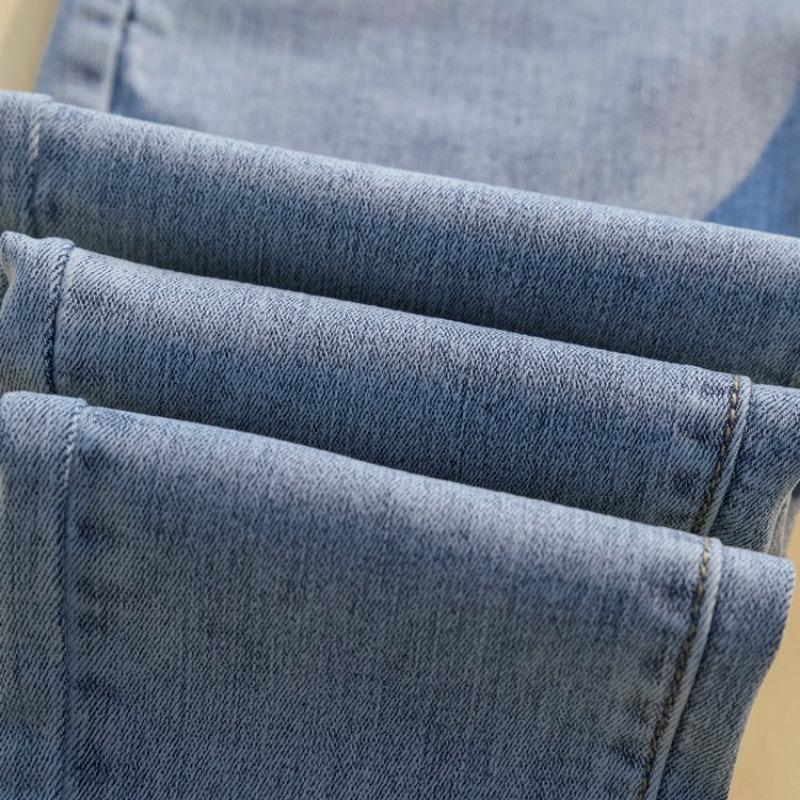 Женские облегающие джинсы с двумя пуговицами, облегающие брюки-карандаш