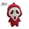 Schoolbag Purse Bag Charm Mini Screaming Skeleton Keychain Pendant, 3D Printed Halloween Decoration Hanging Decor, Backpack Accessories Toy