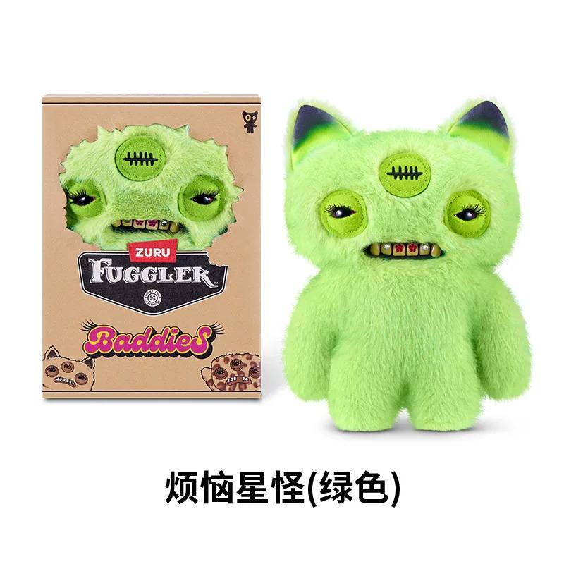 Кукла-плюш Fuggler Baddies Серия Уродливый Кавайный Зубастый Монстр Зубные Аксессуары Новая Забавная Тенденция Подарок на День Рождения Игрушка