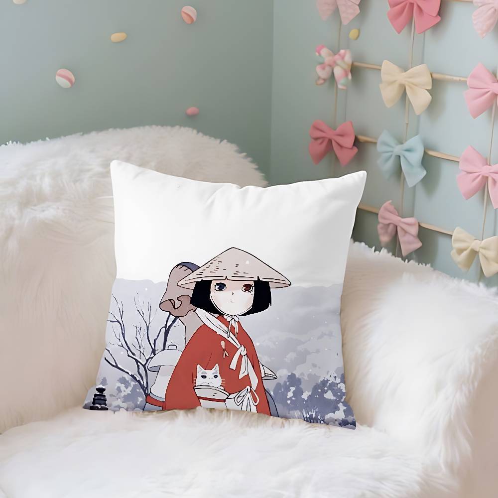 История дома Тайра Аниме Наволочка Наволочка Декоративная подушка Скандинавский Винтажный стиль Наволочки для подушек Дом Гостиная Диван Диван Сиденье