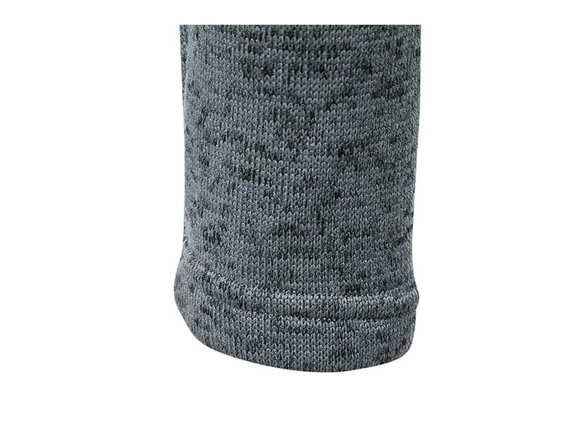 Футболка мужская с высоким воротом и длинным рукавом на молнии — европейский размер, коллекция осень/зима