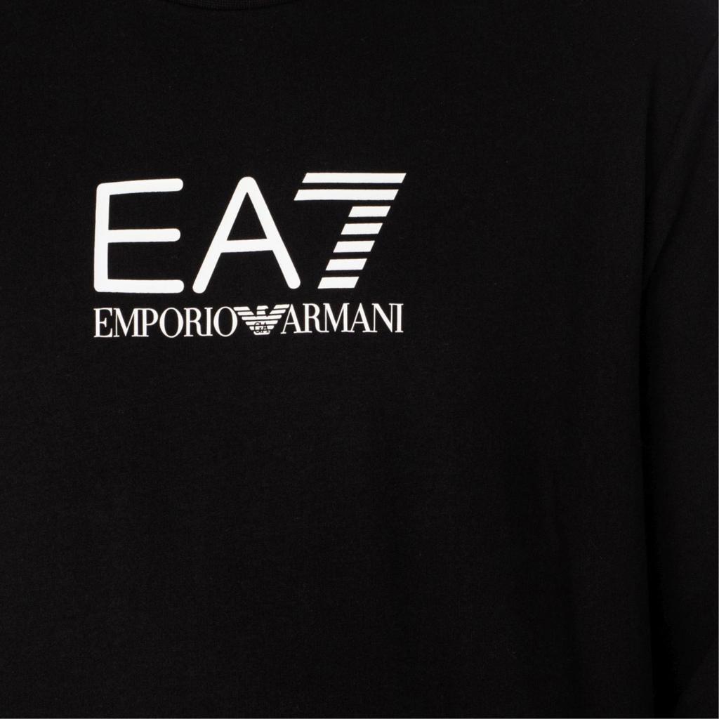 Emporio Armani EA7 Спортивный костюм повседневный с принтом из букв Мужской костюм Черный 3DPV09-PJLIZ-1200