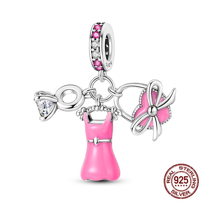 Новые 925 стерлингового серебра духи светящиеся яичные скорлупы подвески бусины подходят 925 оригинальный браслет DIY изысканные украшения на день рождения подарки