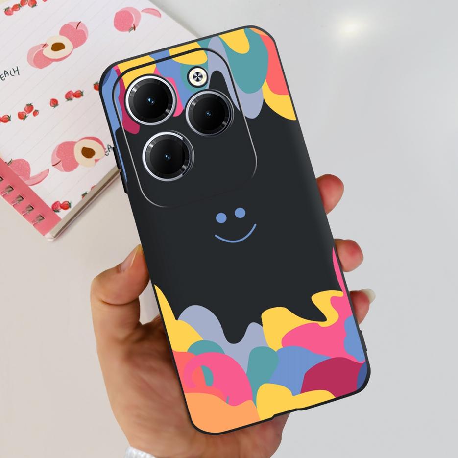 Чехол для Infinix Hot 40 Pro X6837 Милый Модный Чехол Мягкий Силиконовый Чехол для Телефона Для Infinix Hot 40i Hot40 Pro Hot40i Чехлы Бампер