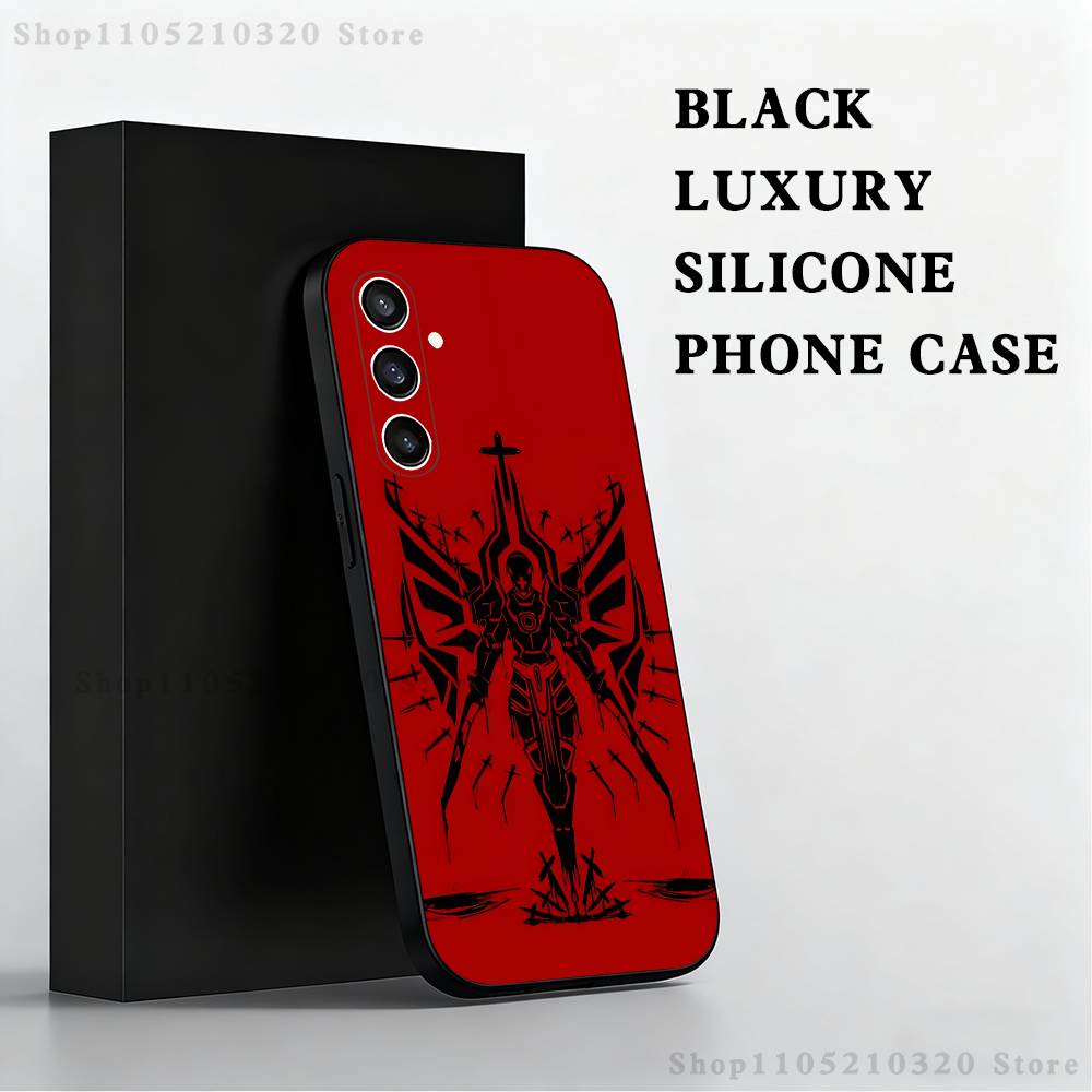 Чехол для телефона U-Ultrakill Game для Samsung S25, S24, S21, S22, S23, S30, Ultra, S20, Plus, Fe, Lite, Note, 10 Черный Мягкий