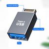 Адаптер с материнской платы Type E на Type C/USB 5/10 Гбит/с Разъем-конвертер для ПК настольного компьютера с поддержкой USB3.0 Аксессуары для подключения