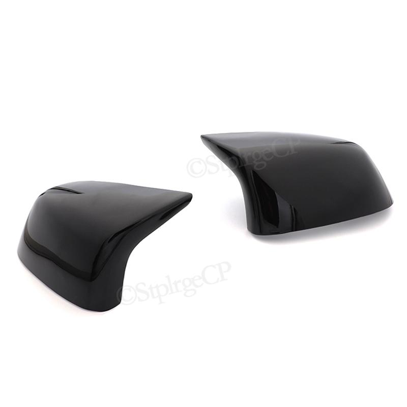 Для BMW 2014-2018 F15 X5 и F16 X6 F26 X4 F25 X3 высококачественный гладкий черный автомобильный чехол для зеркала заднего вида, боковое зеркало